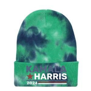 Kamala Harris For President 2024 Tie Dye 12in Knit Beanie