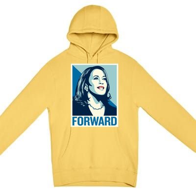 Kamala Harris Forward Election Premium Pullover Hoodie