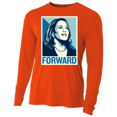 Kamala Harris Forward Election Cooling Performance Long Sleeve Crew