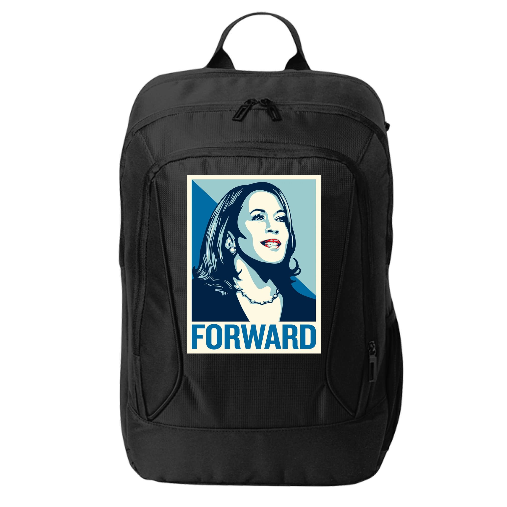 Kamala Harris Forward Election City Backpack