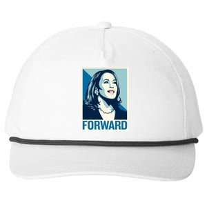 Kamala Harris Forward Election Snapback Five-Panel Rope Hat