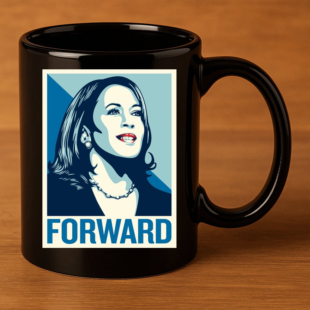 Kamala Harris Forward Election 11oz C Handle Ceramic Mug