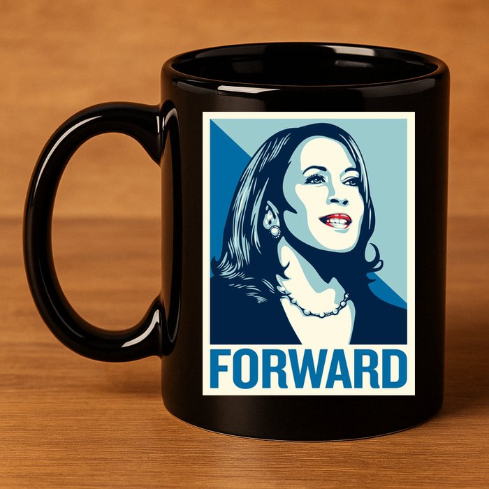 Kamala Harris Forward Election 11oz C Handle Ceramic Mug