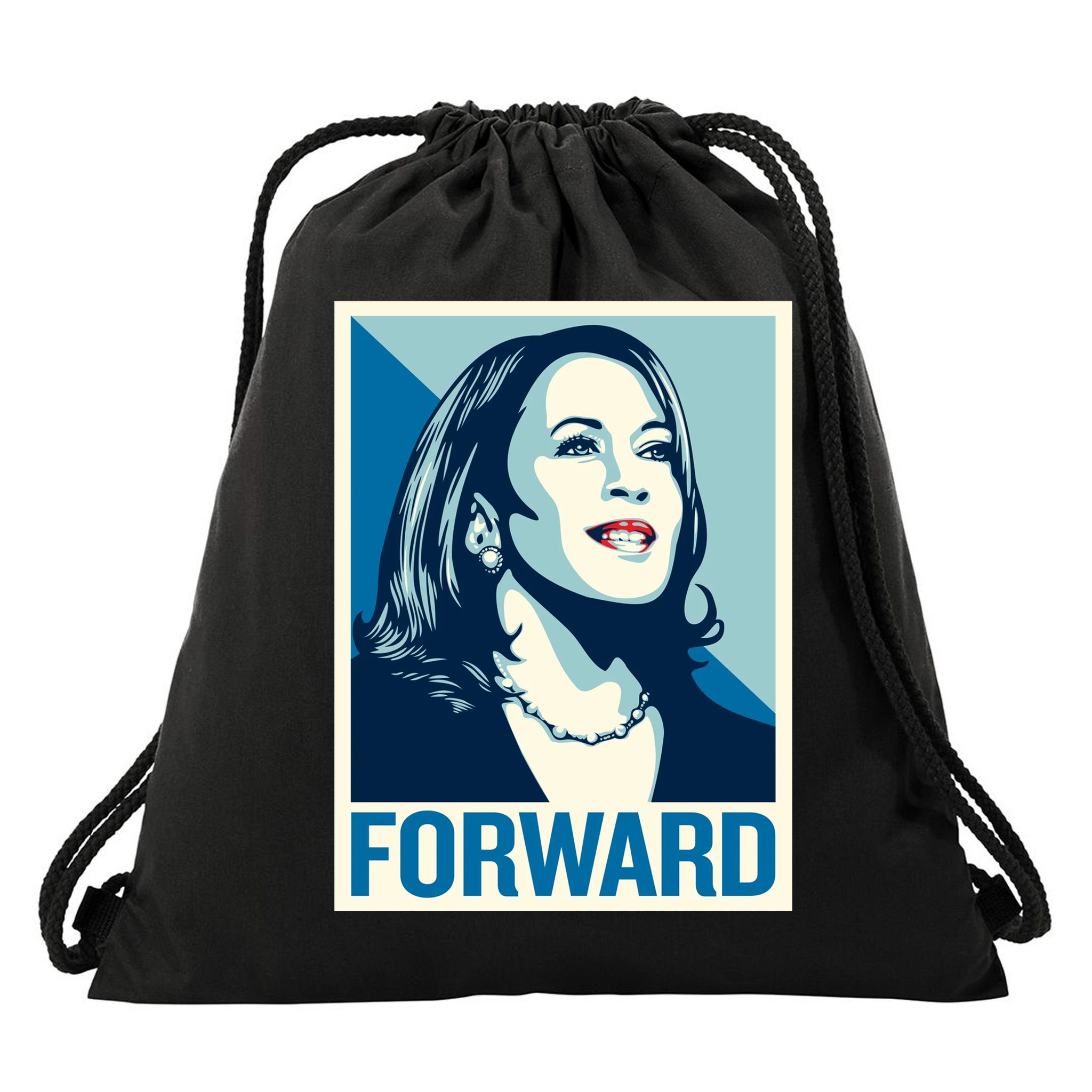Kamala Harris Forward Election Drawstring Bag