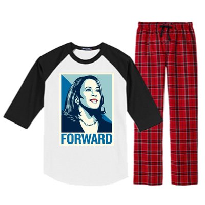 Kamala Harris Forward Election Raglan Sleeve Pajama Set