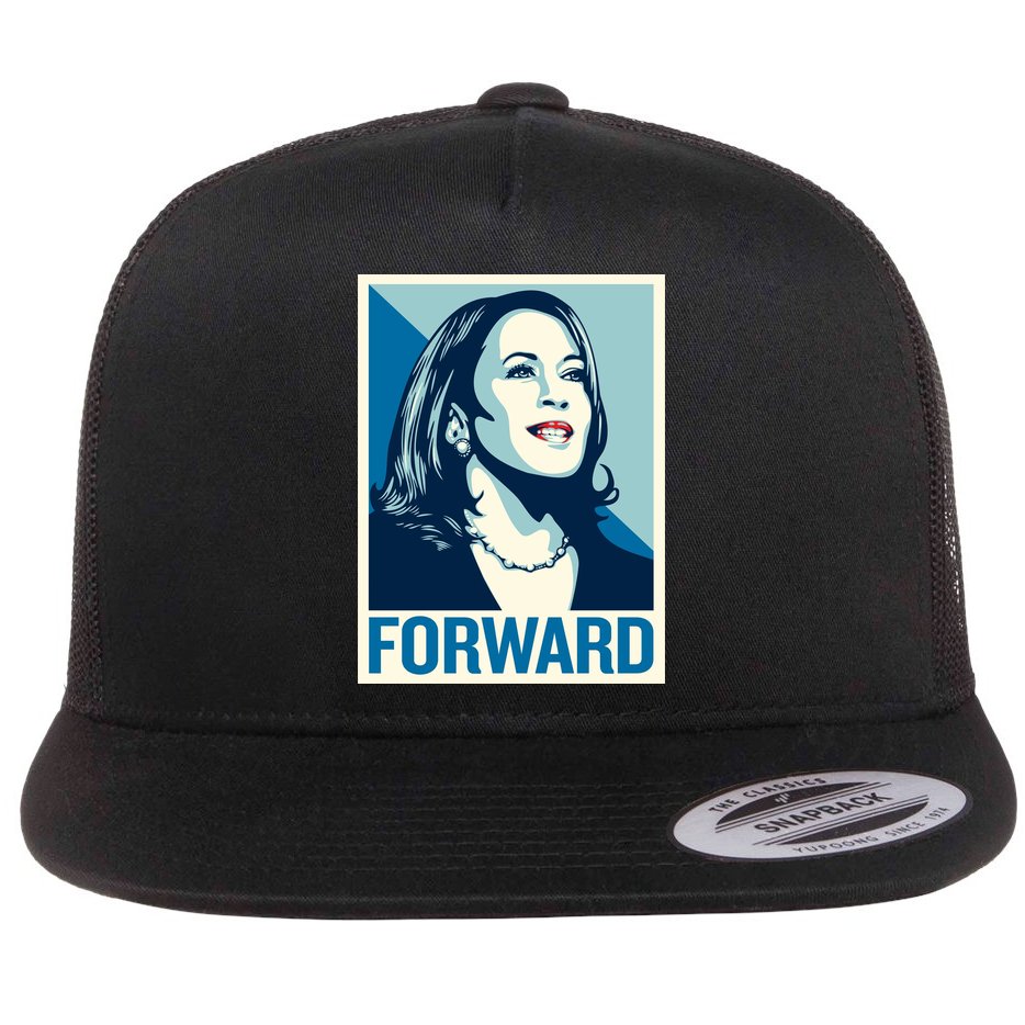 Kamala Harris Forward Election Flat Bill Trucker Hat
