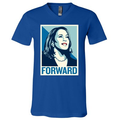 Kamala Harris Forward Election V-Neck T-Shirt