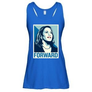 Kamala Harris Forward Election Ladies Essential Flowy Tank