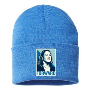 Kamala Harris Forward Election Sustainable Knit Beanie