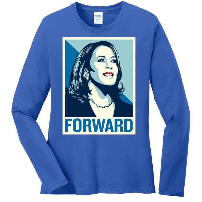 Kamala Harris Forward Election Ladies Long Sleeve Shirt