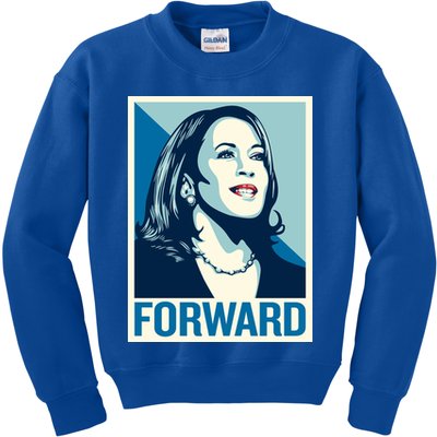 Kamala Harris Forward Election Kids Sweatshirt
