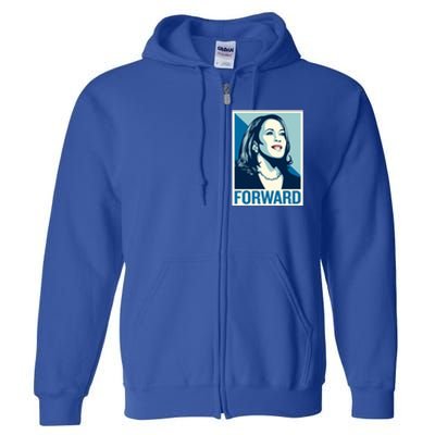 Kamala Harris Forward Election Full Zip Hoodie