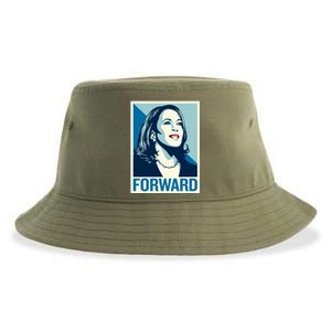 Kamala Harris Forward Election Sustainable Bucket Hat