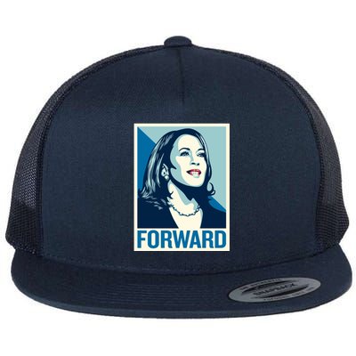 Kamala Harris Forward Election Flat Bill Trucker Hat