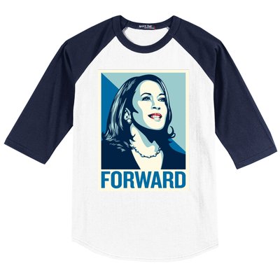 Kamala Harris Forward Election Baseball Sleeve Shirt