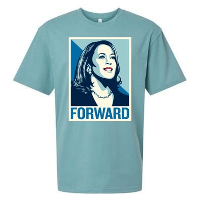 Kamala Harris Forward Election Sueded Cloud Jersey T-Shirt