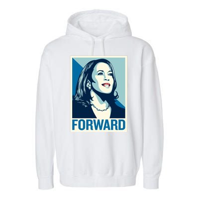 Kamala Harris Forward Election Garment-Dyed Fleece Hoodie