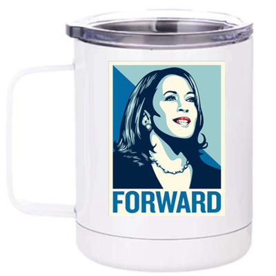 Kamala Harris Forward Election 12 oz Stainless Steel Tumbler Cup