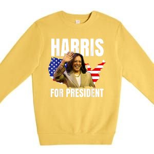 Kalama Harris For President 2024 Premium Crewneck Sweatshirt