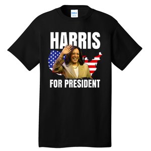 Kalama Harris For President 2024 Tall T-Shirt