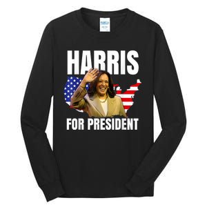 Kalama Harris For President 2024 Tall Long Sleeve T-Shirt