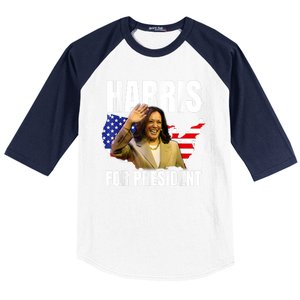 Kalama Harris For President 2024 Baseball Sleeve Shirt