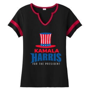 Kamala Harris For The President Kamala For President Ladies Halftime Notch Neck Tee