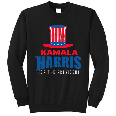 Kamala Harris For The President Kamala For President Tall Sweatshirt