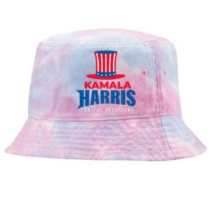 Kamala Harris For The President Kamala For President Tie-Dyed Bucket Hat