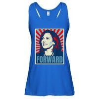 Kamala Harris Forward Vintage Poster 2024 Gift Ladies Essential Flowy Tank