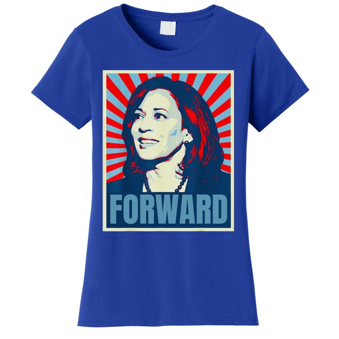 Kamala Harris Forward Vintage Poster 2024 Gift Women's T-Shirt