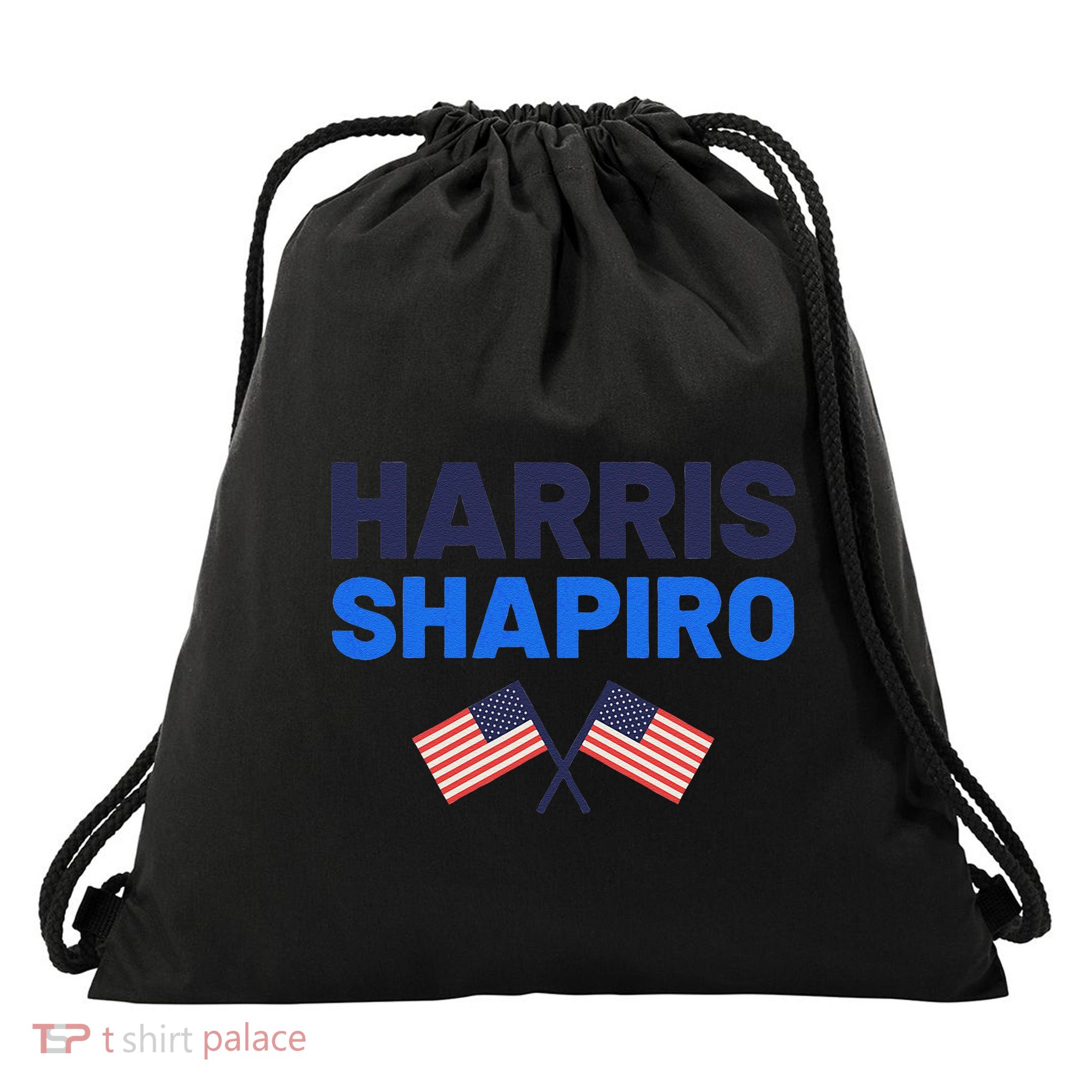 Kamala Harris For President Josh Shapiro For Vp Drawstring Bag