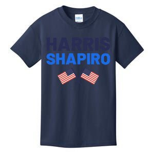 Kamala Harris For President Josh Shapiro For Vp Kids T-Shirt