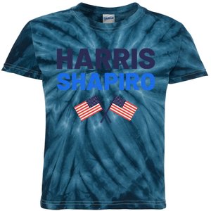 Kamala Harris For President Josh Shapiro For Vp Kids Tie-Dye T-Shirt