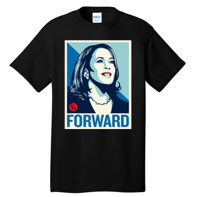 Kamala Harris Forward 2024 Presidential Election President Tall T-Shirt