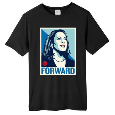 Kamala Harris Forward 2024 Presidential Election President Tall Fusion ChromaSoft Performance T-Shirt