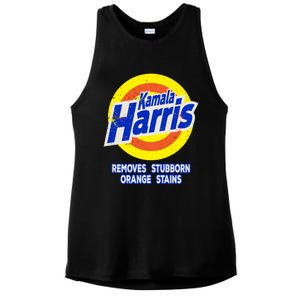 Kamala Harris Funny Detergent Removes Stubborn Orange Stains Cool Gift Ladies PosiCharge Tri-Blend Wicking Tank