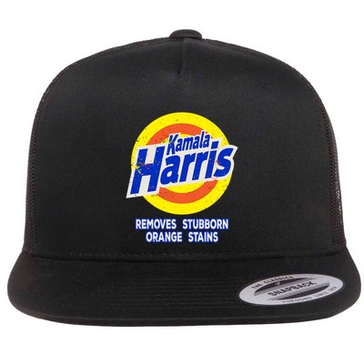 Kamala Harris Funny Detergent Removes Stubborn Orange Stains Cool Gift Flatbill Hat