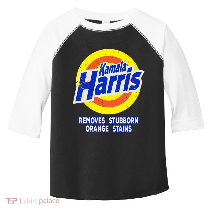 Kamala Harris Funny Detergent Removes Stubborn Orange Stains Cool Gift Toddler Fine Jersey T-Shirt