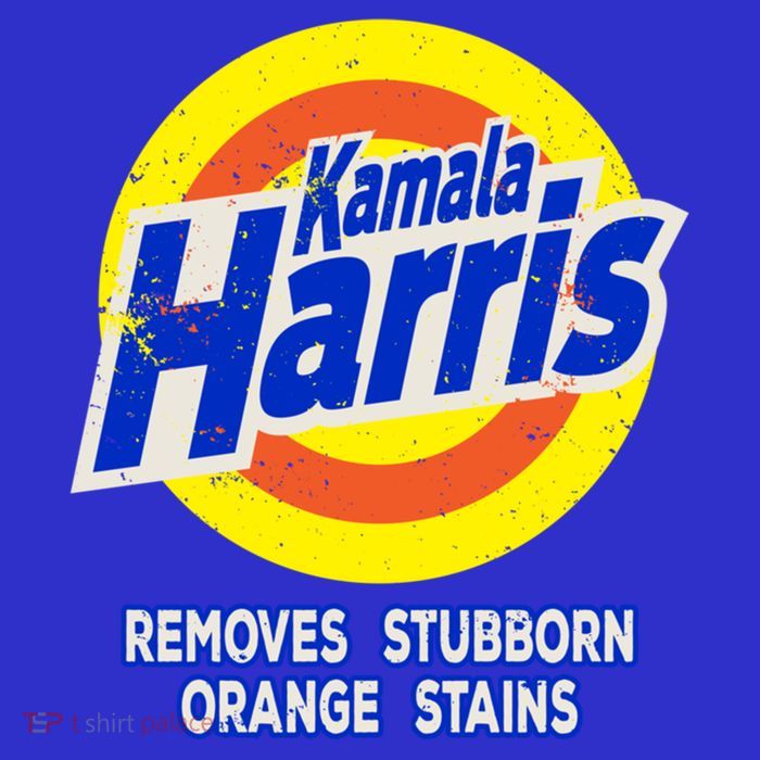 Kamala Harris Funny Detergent Removes Stubborn Orange Stains Cool Gift Tall T-Shirt