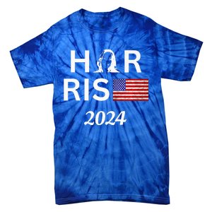 Kamala Harris Flag Her Rise 2024 For President Tie-Dye T-Shirt