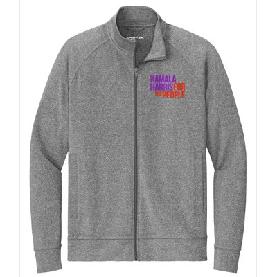 Kamala Harris For The People President 2024 Stretch Full-Zip Cadet Jacket