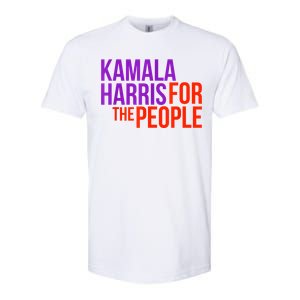 Kamala Harris For The People President 2024 Softstyle CVC T-Shirt