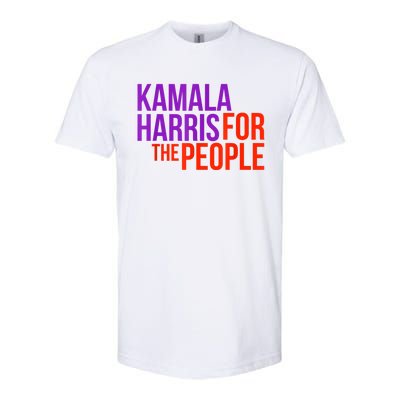 Kamala Harris For The People President 2024 Softstyle CVC T-Shirt