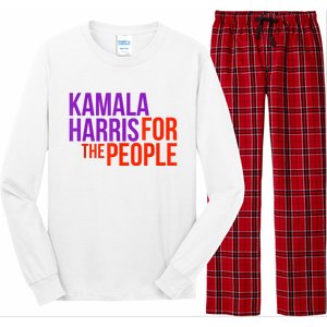 Kamala Harris For The People President 2024 Long Sleeve Pajama Set