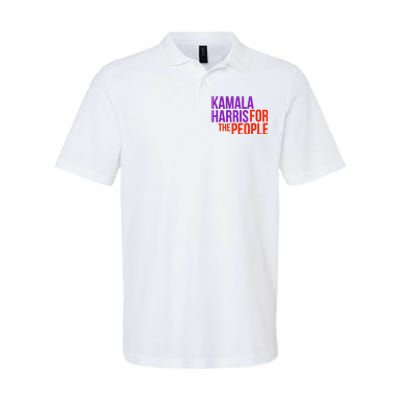 Kamala Harris For The People President 2024 Softstyle Adult Sport Polo