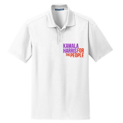 Kamala Harris For The People President 2024 Dry Zone Grid Polo