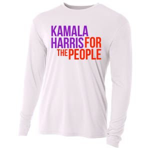 Kamala Harris For The People President 2024 Cooling Performance Long Sleeve Crew