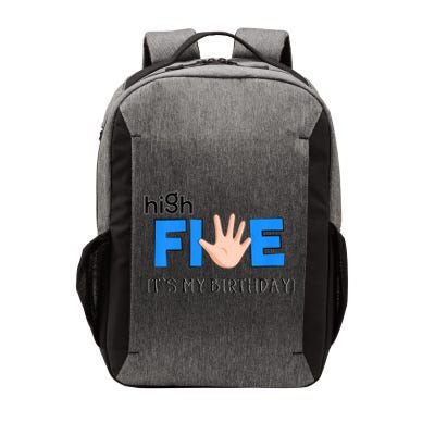 K.i.d.s High Five - Cool 5 Year Old K.i.d.s Birthday Gift Vector Backpack