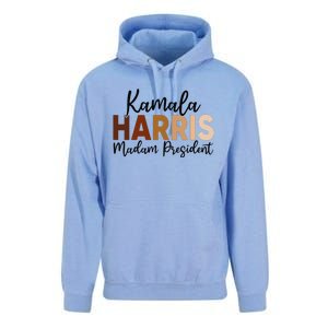 Kamala Harris For President 2024 Democrat Madam President Unisex Surf Hoodie